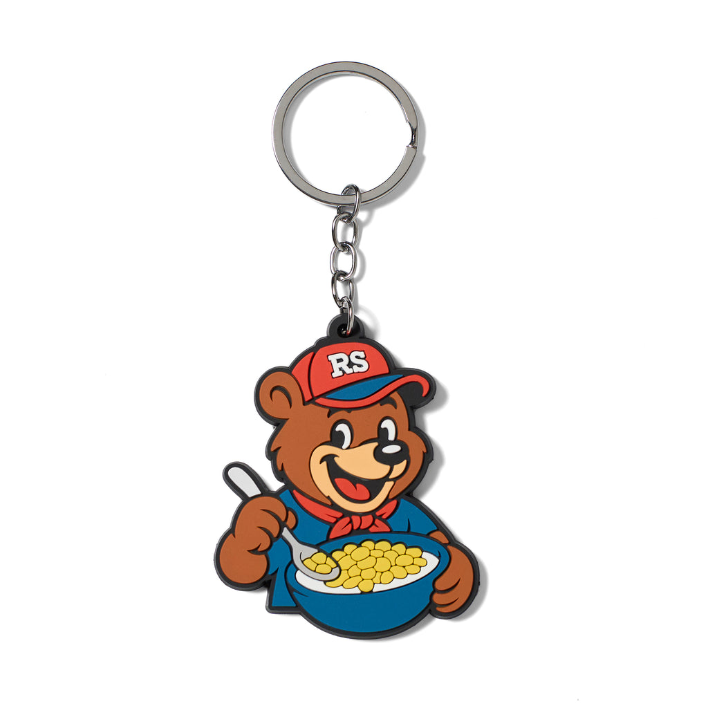 "Cereal Bear" Rubber Keychain